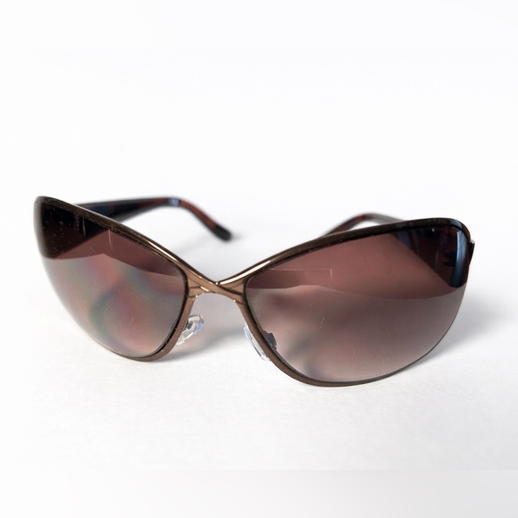 Oscar de la Renta Brown Gradient Sunglasses Mod 3013 Designer Oversized - Picture 2 of 10